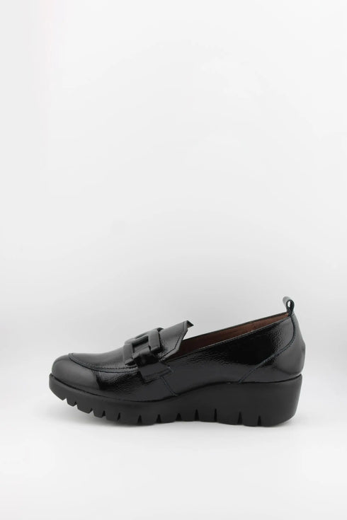 Wonders Suede Loafer with Chunky Sole